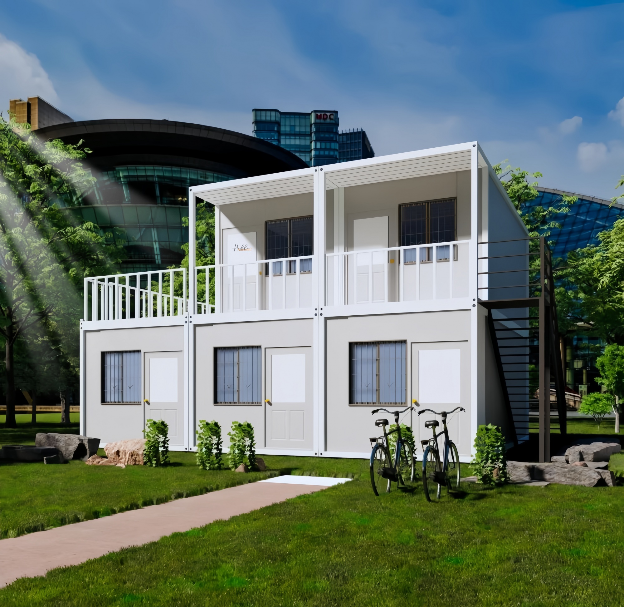 Modular offices build