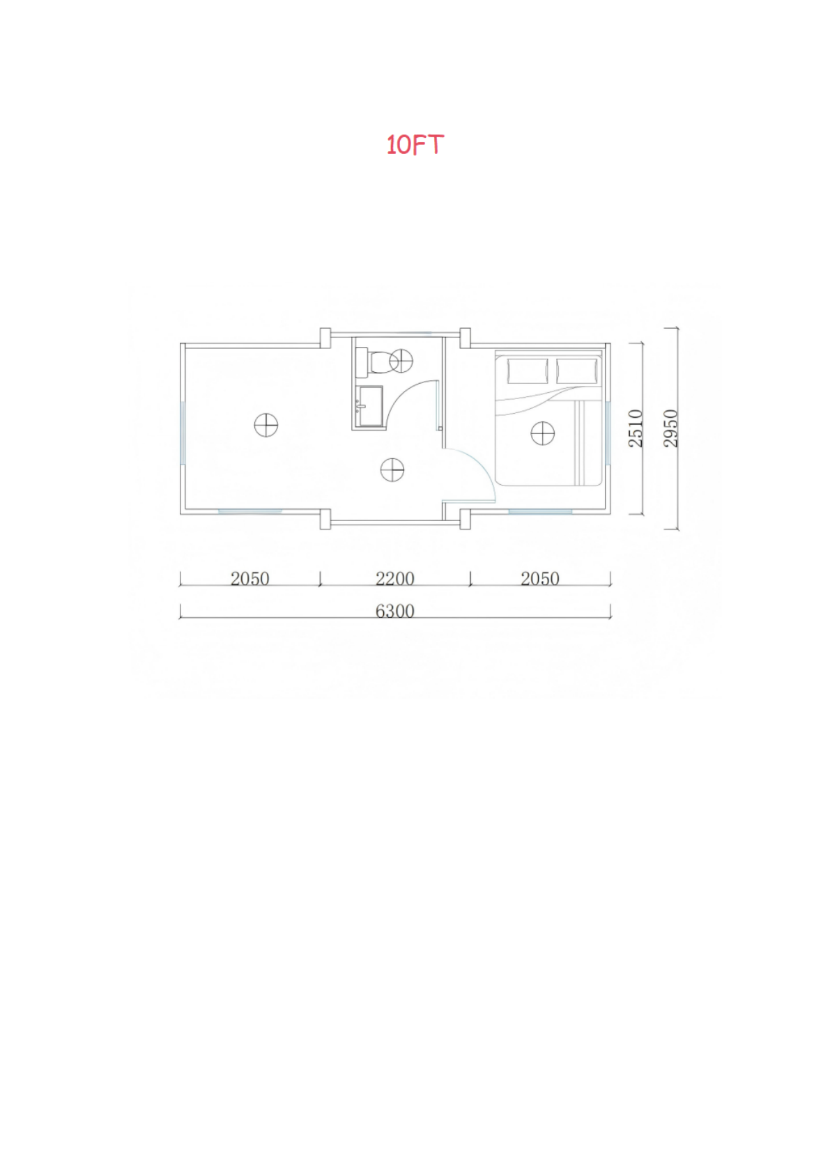 10FT floor plan